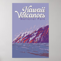Ilustración del Parque Nacional de los Volcanes de