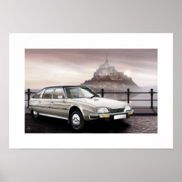 Póster Ilustracion del Poster Citroen CX Prestige