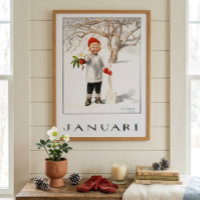 Ilustración del Rey de Invierno de Enero por Elsa 