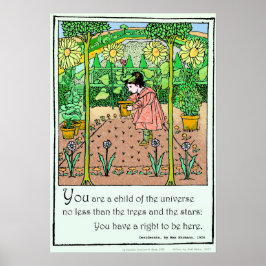 Póster Ilustracion Desiderata ~ 1895