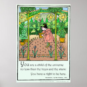 Póster Ilustracion Desiderata ~ 1895