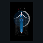 Póster Ilustracion elegante de estilo Art Deco de Moda<br><div class="desc">Ilustracion elegante y elegante de moda Art deco Si no encontraste un producto lo que quieres con mi diseño en nuestra tienda, puedes ponerte en contacto conmigo y lo crearé para ti. Gracias por su atención a nuestra tienda. Hacer diseños es nuestro gran amor. ¡Y nos alegraremos de hacer su...</div>