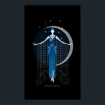 Póster Ilustracion elegante de estilo Art Deco de Moda<br><div class="desc">Ilustracion elegante y elegante de moda Art deco Si no encontraste un producto lo que quieres con mi diseño en nuestra tienda, puedes ponerte en contacto conmigo y lo crearé para ti. Gracias por su atención a nuestra tienda. Hacer diseños es nuestro gran amor. ¡Y nos alegraremos de hacer su...</div>