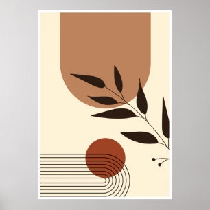 Póster Ilustracion geométrico estético