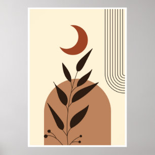 Póster Ilustracion geométrico estético