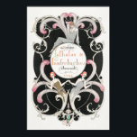 Póster Ilustracion George Barbier de estilo Art Deco de l<br><div class="desc">Dibujo de dibujos de estilo Art Nouveau Falbalajes et Fanfreluches [Ruffles & Frills] (1923) ilustracion de moda de George Barbier</div>