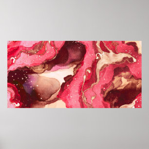 Póster Ilustracion Gray Batik. Textura de seda blanca. Fl