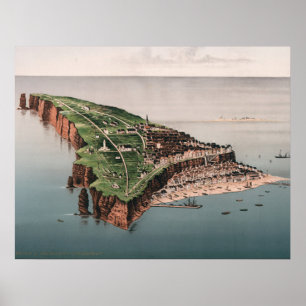 Póster Ilustracion Helgoland