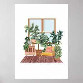 Póster Ilustracion interior