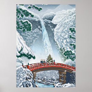 Póster Ilustración japonesa vintage