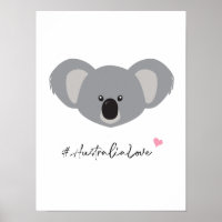 Ilustracion Koala #Australia Ama blanco