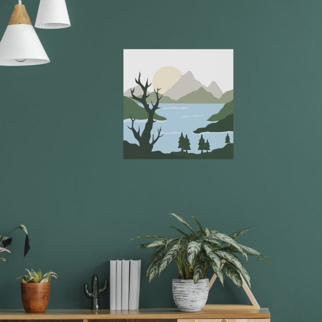 Póster Ilustracion natural (Salón 1)