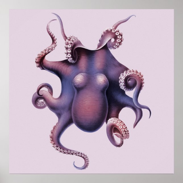Póster Ilustracion Octopus (Frente)