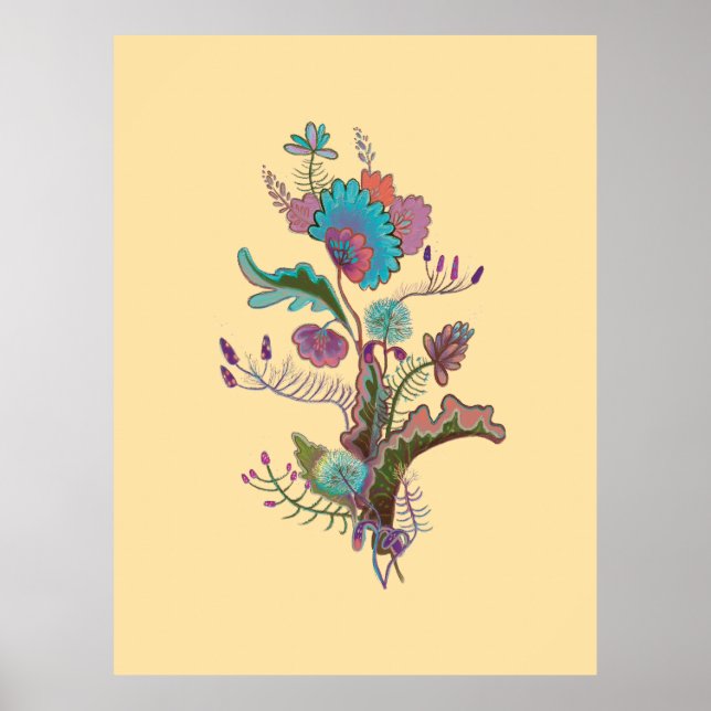 Póster ilustracion ornamental (Frente)