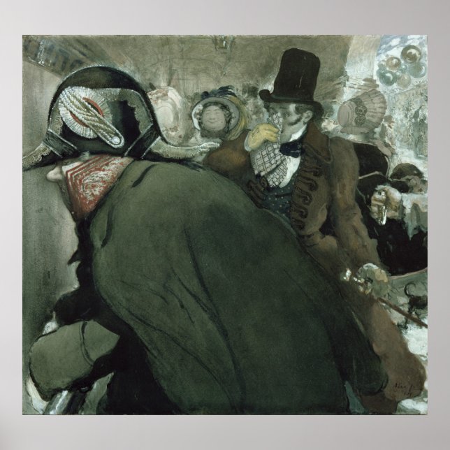 Póster Ilustracion para la nariz de Nikolai Gogol (Frente)