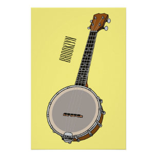 Póster Ilustracion personalizado Banjo