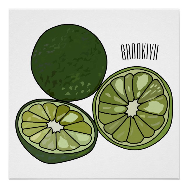 Póster Ilustracion personalizado de cal de Kaffir (Anverso)