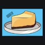Póster Ilustracion personalizado de Cheesecake<br><div class="desc">Ilustracion personalizado de Cheesecake</div>