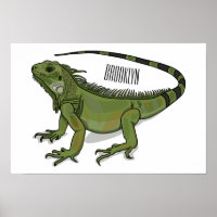 Ilustracion personalizado de Iguana