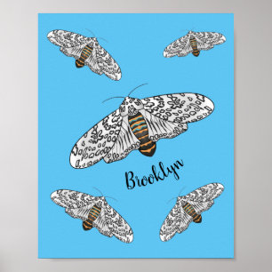 Póster Ilustracion personalizado de mariposa leopardo gig