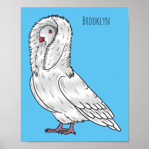 Póster Ilustracion personalizado de pichón de Jacobin