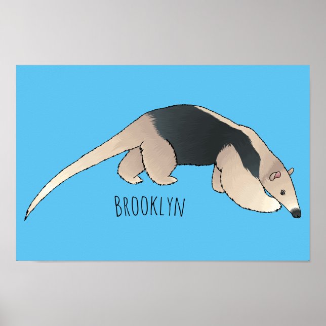 Póster Ilustracion personalizado de Tamandua (Frente)