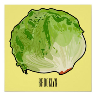 Póster Ilustracion personalizado Lettuce