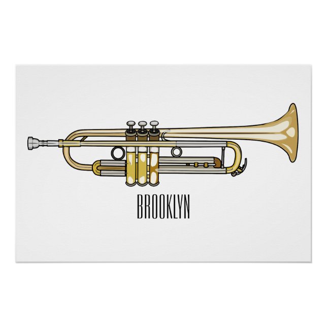 Póster Ilustracion personalizado Trumpet (Anverso)