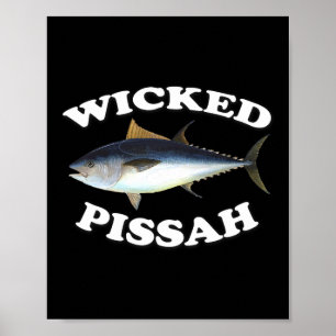Póster Ilustracion Pissah Bluefin De Atún