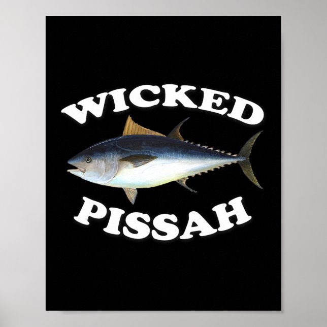 Póster Ilustracion Pissah Bluefin De Atún (Frente)