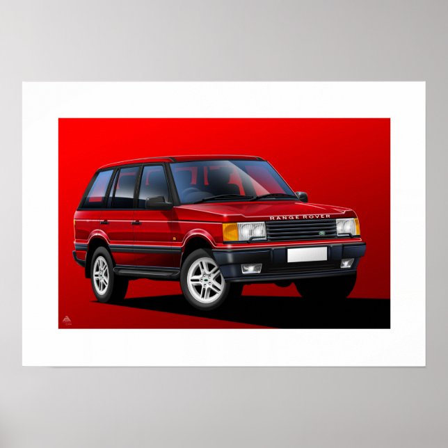 Póster Ilustracion Poster Rover P38 (Frente)