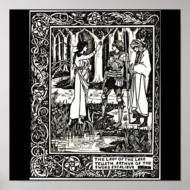 Póster Ilustracion poster-Vintage-Aubrey Beardsley 13 (Frente)