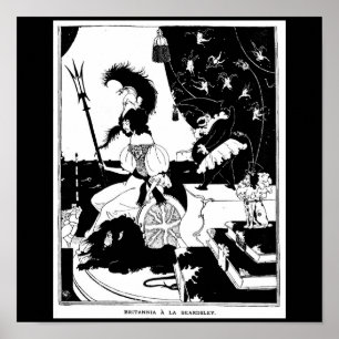 Póster Ilustracion poster-Vintage-Aubrey Beardsley 17