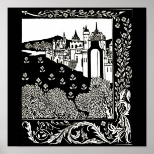 Póster Ilustracion poster-Vintage-Aubrey Beardsley 19