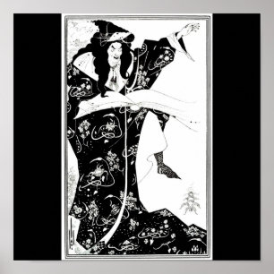 Póster Ilustracion poster-Vintage-Aubrey Beardsley 7