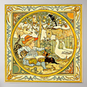 Póster Ilustracion-poster-Vintage-Walter Crane 17