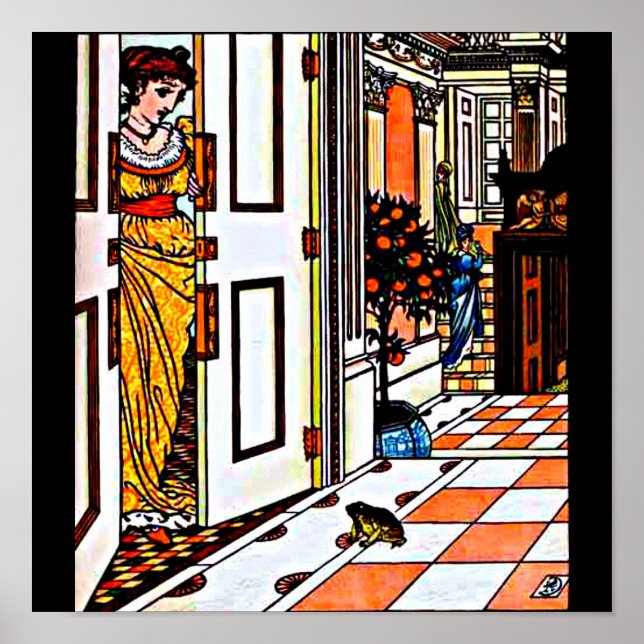 Póster Ilustracion-poster-Vintage-Walter Crane 29 (Frente)