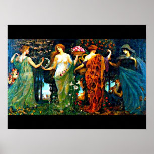 Póster Ilustracion-poster-Vintage-Walter Crane 45