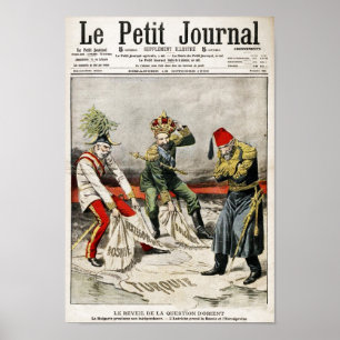 Póster Ilustracion Pre- 1908 de la Primera Guerra Mundial