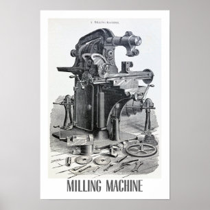 PÓSTER ILUSTRACION TÉCNICO DEL BELLA ARTES 1890 RECICLADO