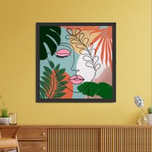 Ilustracion tropical Boho Natural