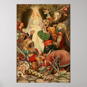 Póster Ilustración Vintage Cartel de Frank C. Pape