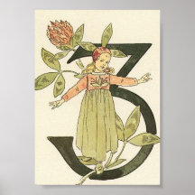 Ilustración vintage de Ottilia Adelborg Mini Pos