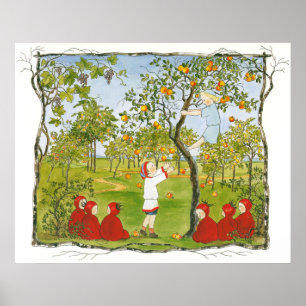 Póster Ilustración vintage de Sibylle Von Olfers 