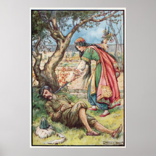 Póster Ilustración Vintage Frank C. Pape  