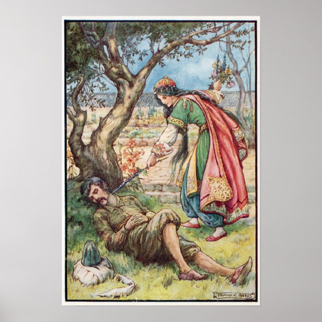 Póster Ilustración Vintage Frank C. Pape   (Frente)