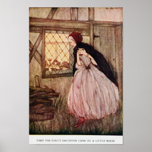 Póster Ilustración Vintage Rie Cramer Cuento de Hadas de 