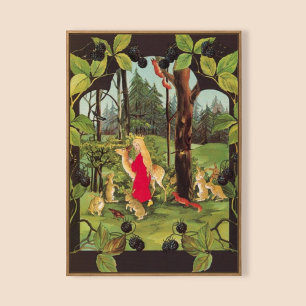 Póster Ilustracion Vintage Sibylle von Olfers