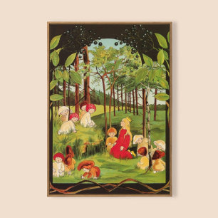 Póster Ilustración vintage Sibylle von Olfers