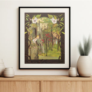 Póster Ilustracion Vintage Sibylle von Olfers